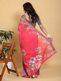 Cotton KESH509 629 Linen Printed Cotton Saree