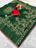 Bandhani Viscose KESH584 EKTA  Designer Traditional Saree