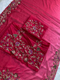Georgette Embroidered Saree