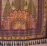 Linen KESH522 1018 Festive Collections Printed Cotton Linen Saree