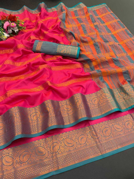 Banarasi Soft Silk KESH624 63 Silk Blouse With Zari Work