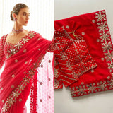 Georgette RIN134 MEGHANA-2 Embroidered Cutwork Mirror Work Saree