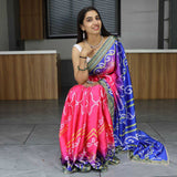 Bandhani Satin RIN119 GRO11 Saree