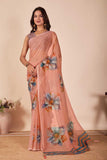 Georgette KESH554 FLOWER Fancy Saree