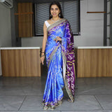 Bandhani Satin RIN119 GRO11 Saree