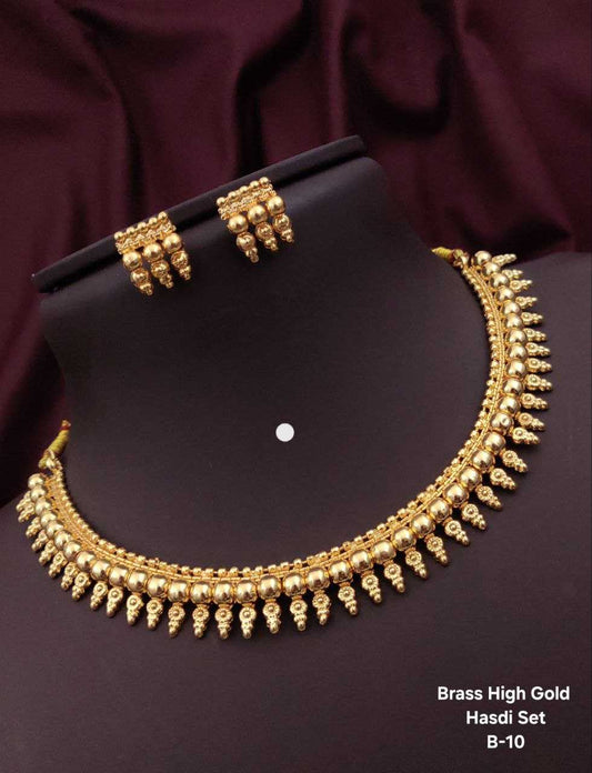 Brass KESH193 Choker Necklace