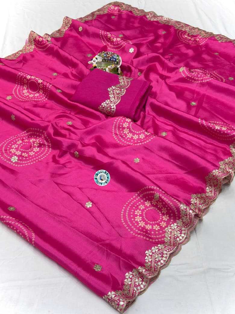 Chinon Silk KESH584 MOKSH Designer Traditional Saree