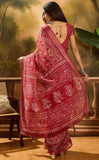 Cotton KESH553 125 Printed Cotton Linen Saree
