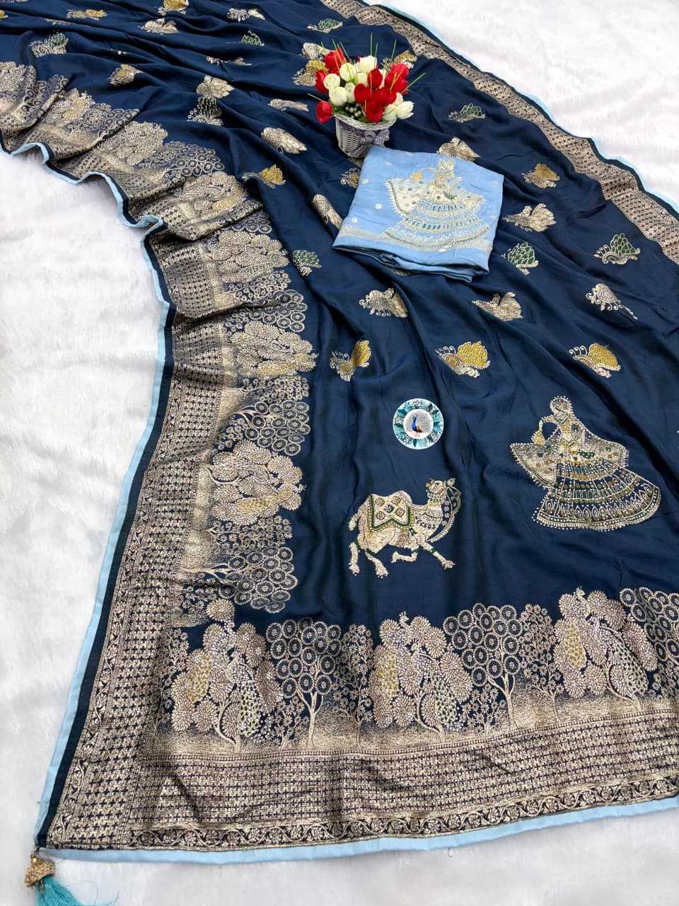 Dola Silk KESH584 Zecard Designer Traditional Saree