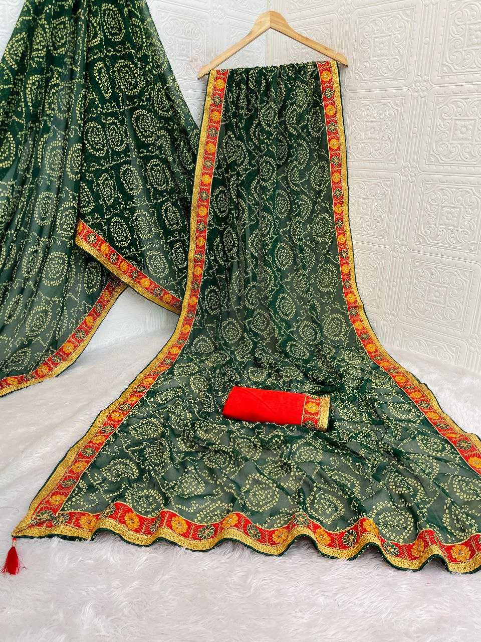 Bandhani Georgette KESH601 Vol-2 Gota Patti Bandhani