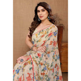 Georgette Party Wear Saree Embroidered