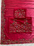 Georgette Embroidered Saree