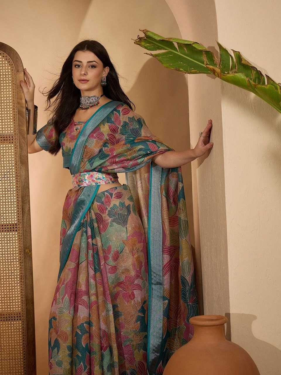 Cotton Designer Printed Saree