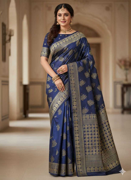 Lichi Silk KESH577 Festive Collection  Jacquard Saree Silk