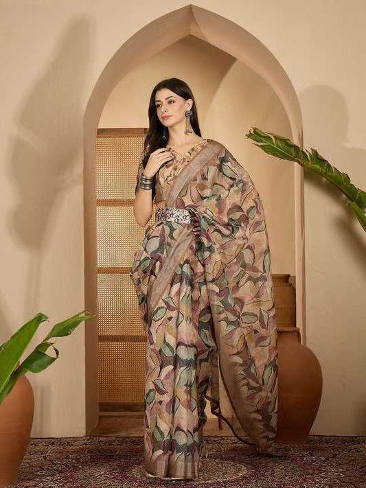 Cotton Designer Printed Saree