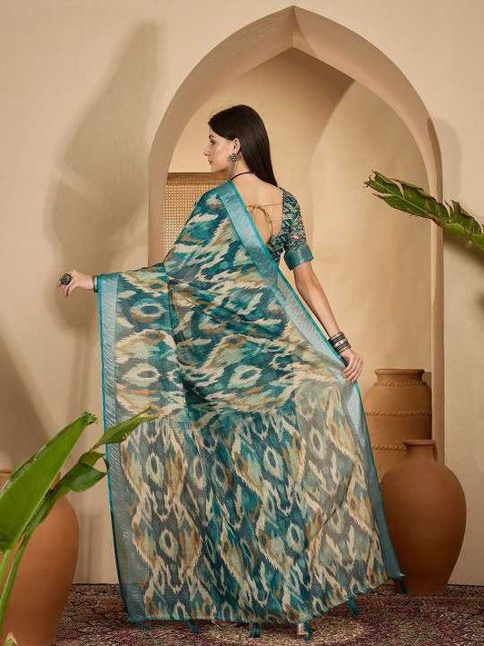 Cotton Designer Printed Saree
