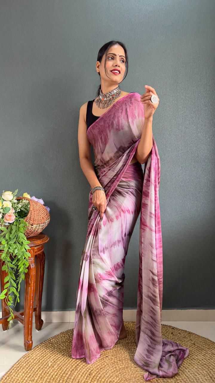 Nylon KESH577 747 Festive Collection Party Wear Saree