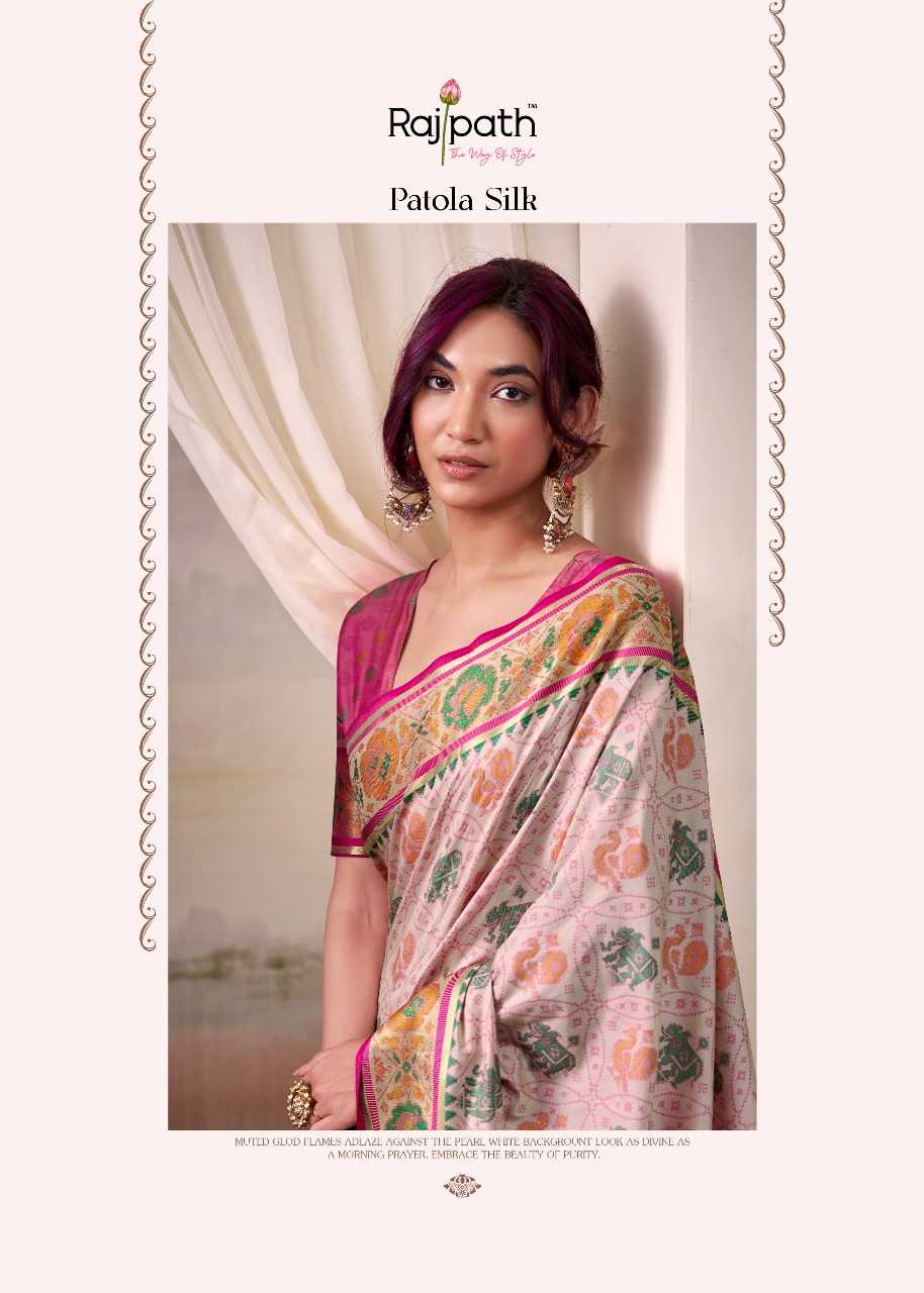 Patola Silk KESH416 RajPath AIRAAVAT  Ready To Wear Saree