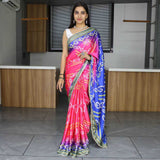 Bandhani Satin RIN119 GRO11 Saree