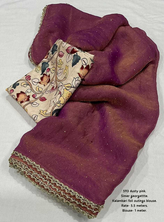 Simar (Georgette) silk RIN198 593 suhani Designer Printed