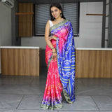 Bandhani Satin RIN119 GRO11 Saree