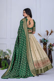 Royal thread lehenga collection  Heavy Lichi Fabric With Jacquard Border
