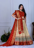 Royal thread lehenga collection  Heavy Lichi Fabric With Jacquard Border