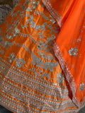 Orange Designer Lehenga Choli RO9791