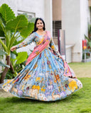 Cotton Kalamkari Lehenga Set RO9785