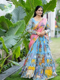Cotton Kalamkari Lehenga Set RO9785
