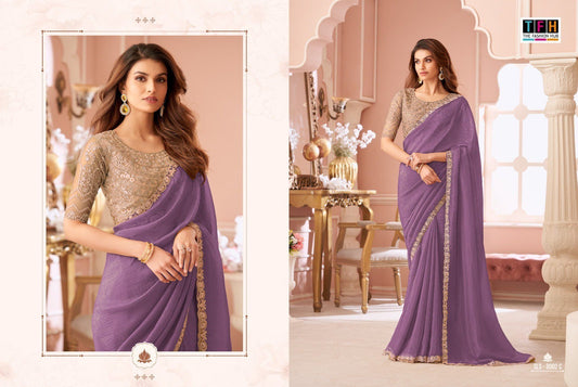 Salsa Style Hits | SLS-8002 Sunshine Georgette Saree (RO)