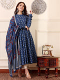 Fully Stitched Rayon Printed Kurti, Pant & Dupatta Set (RO)