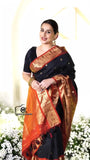 Pure Golden Zari Banarasi Silk Saree (RO)