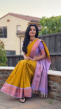 SOFT LICHI SILK SAREE (RO)