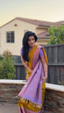 SOFT LICHI SILK SAREE (RO)