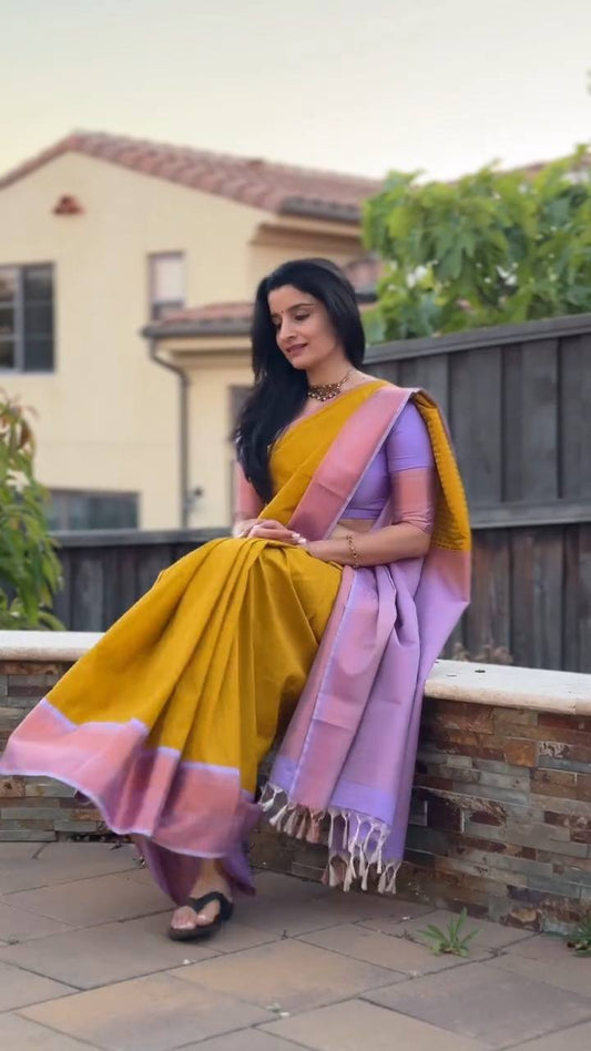 SOFT LICHI SILK SAREE (RO)