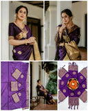 Soft Banarasi Silk Saree (RO)