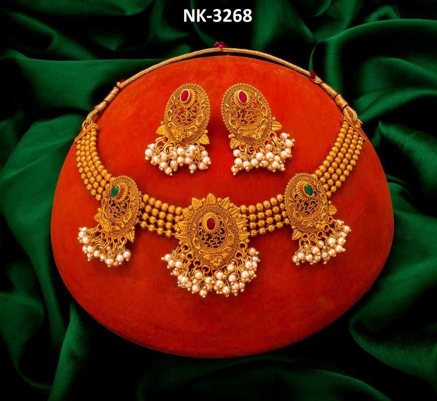 Brass KESH105 NK3268  Choker Necklace