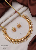 Choker Necklace Golden KE-81305