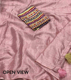 Cotton KESH433 083 Printed Cotton Linen Saree