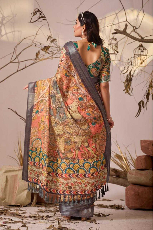 Cotton Designer Printed Saree