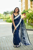 Cotton Linen Sarees Jacquard