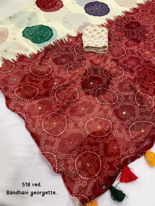 Bandhani Georgette KESH433 518