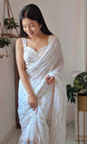 Georgette Embroidered Saree