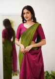 Linen Cotton Saree
