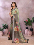 Linen KESH553 424  Ready To Wear Saree
