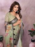 Linen KESH553 424  Ready To Wear Saree
